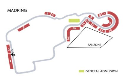 Hotel F1 Spanje Madrid 4 nachten op basis van halfpension 10 t/m 14 september 2026+circuittransfer per bus vrijdag/zaterdag/zondag